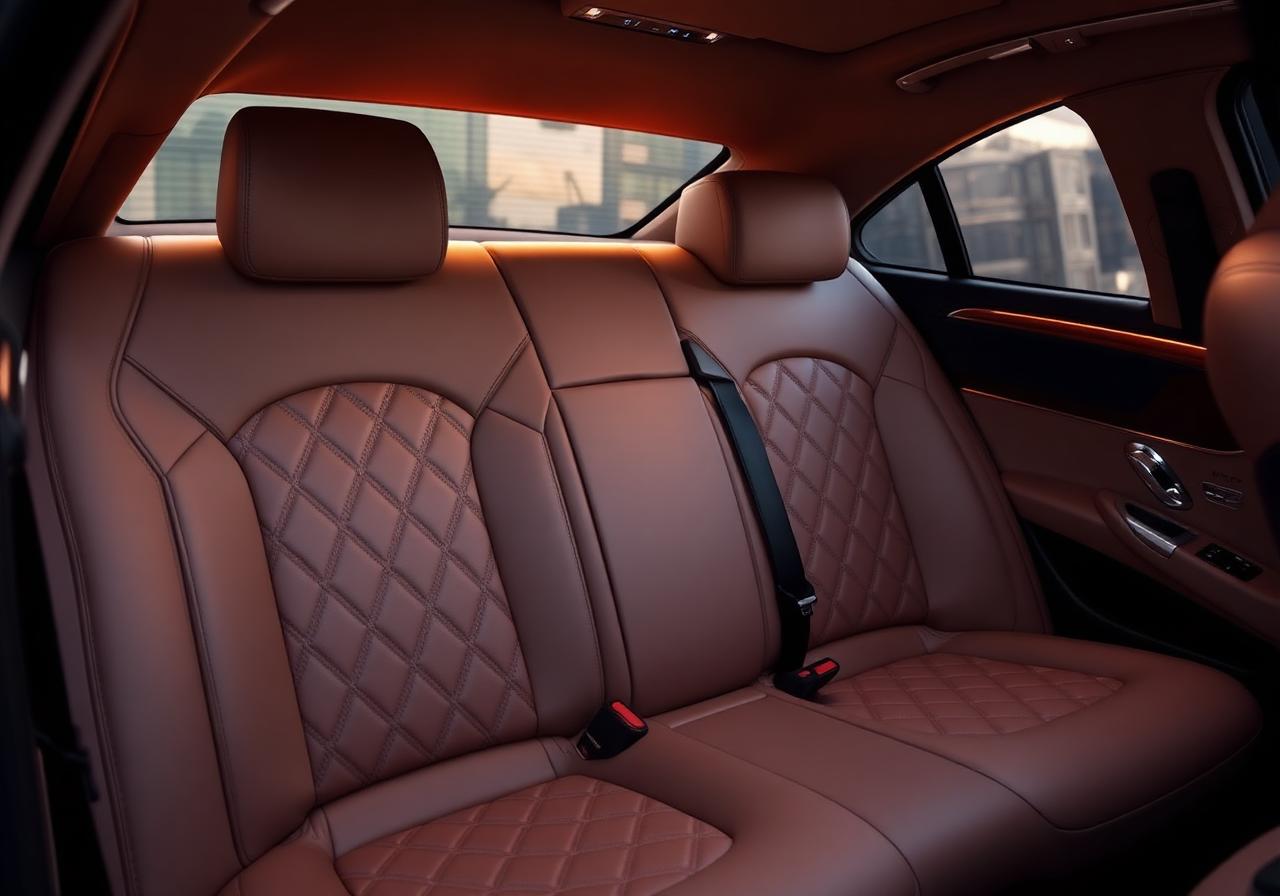 Luxury Mercedes interior